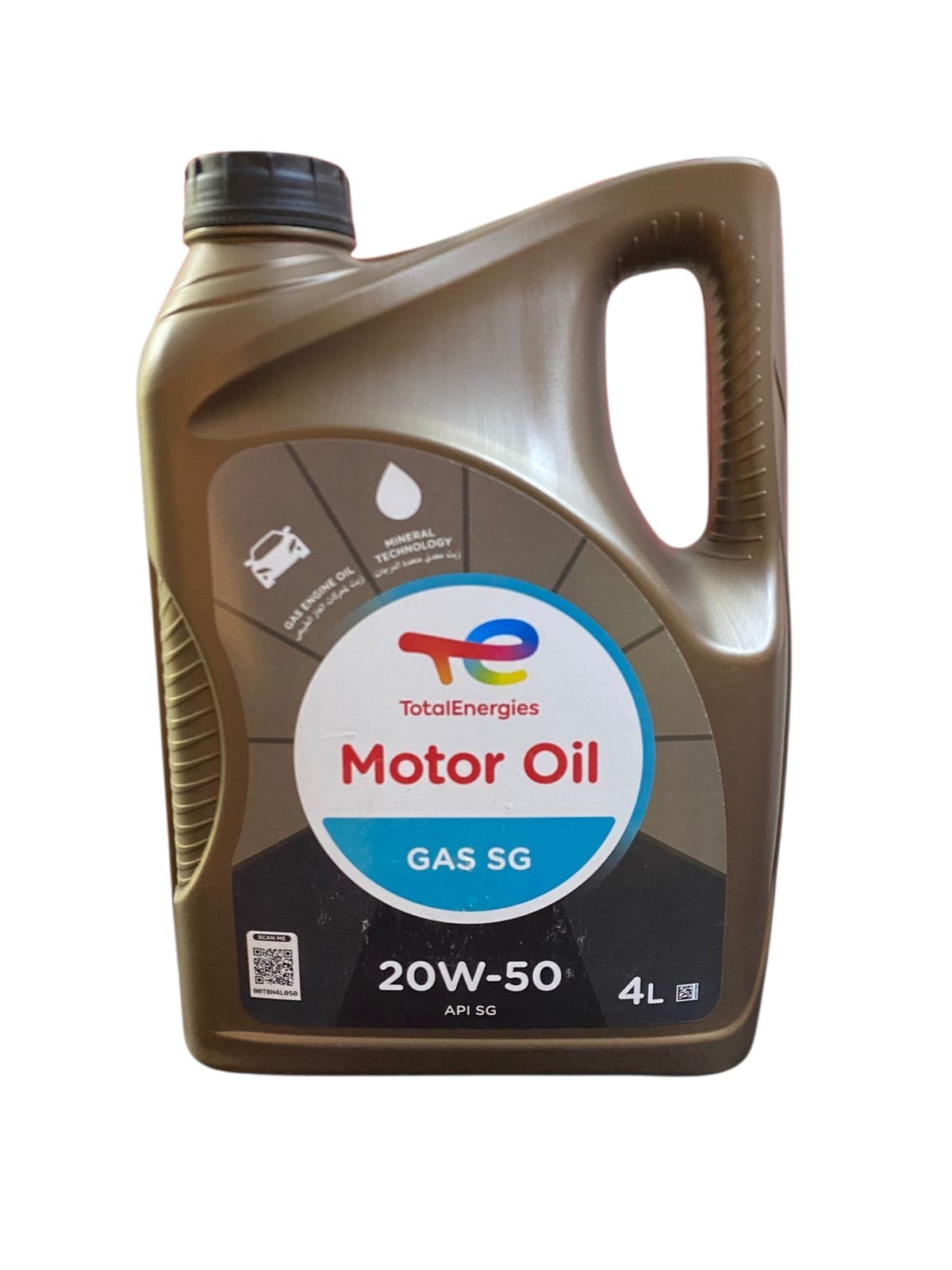 زيت محرك  غاز 4لتر SG (20w-50) - توتال (3000كم)